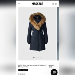 Mackage Kay-F Brand New - Size- Medium